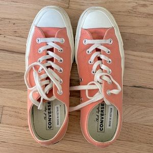 Converse pink US size 9 EU size 40. Slightly broken in. Few light scuffs.